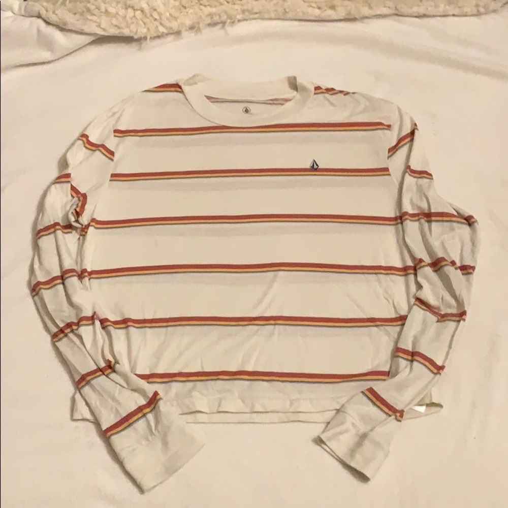 Striped long sleeve tee